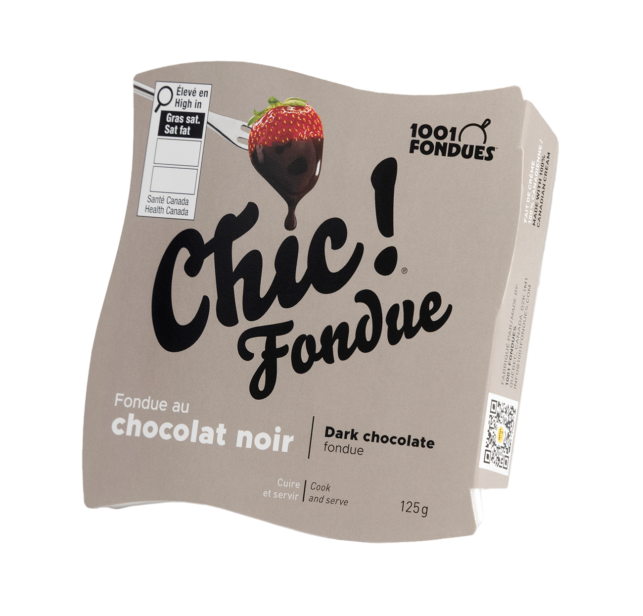 Étiquette - Chic! Fondue au chocolat noir